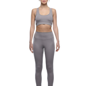 Adili Gray Bra and Legging - Image 2